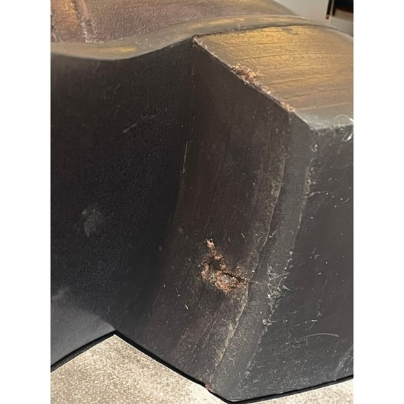 Arturo Chiang Ankle Boots Womens 6M Bryson Brown Leather Zip Up Bootie W/Buckles - Picture 6 of 12